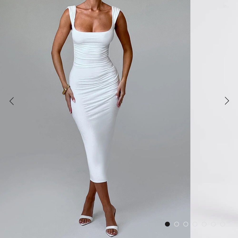 Oh Polly Brand New Open Back Midi Dress